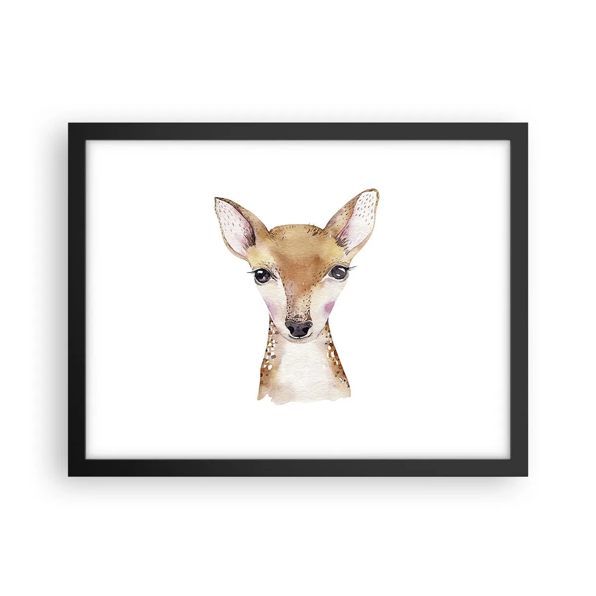 Pôster com moldura preta - A Natureza da Inocência - 40x30 cm