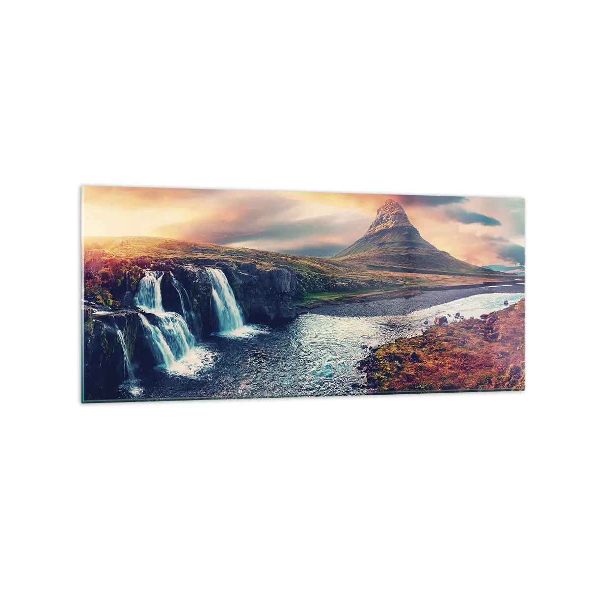 Quadro em vidro - Na majestade da natureza - 120x50 cm
