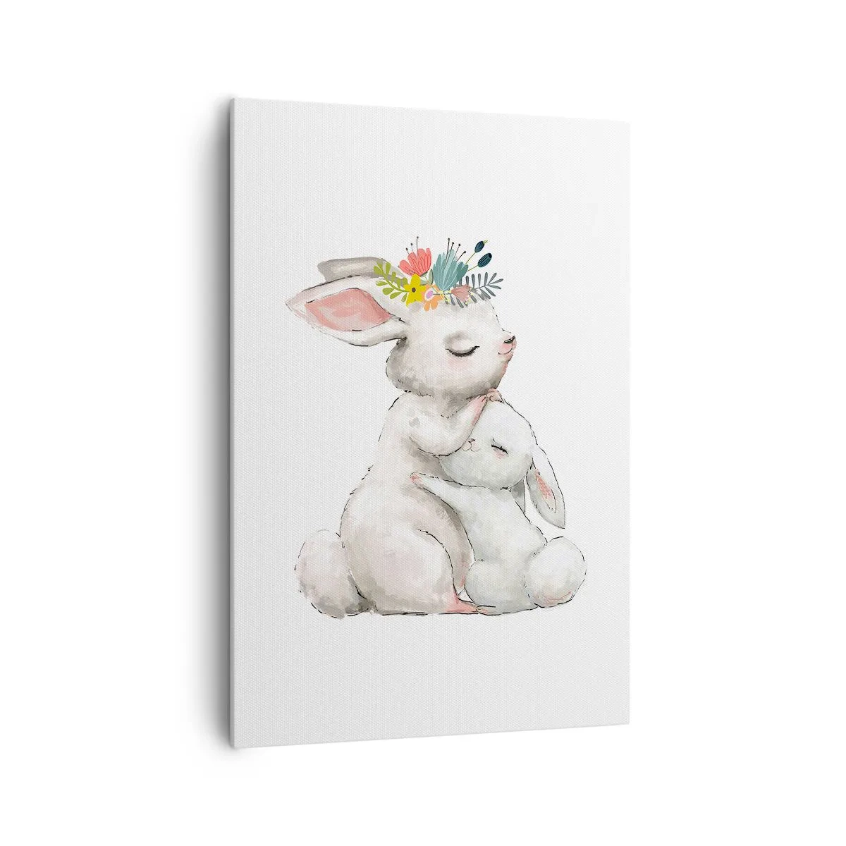 Quadro em tela - Nada melhor do que amor de mãe - 70x100 cm