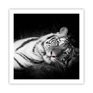 Pôster - Selvagem e tranquilo - 60x60 cm