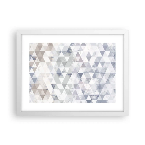 Pôster em moldura branca - Em ritmo para três - 40x30 cm