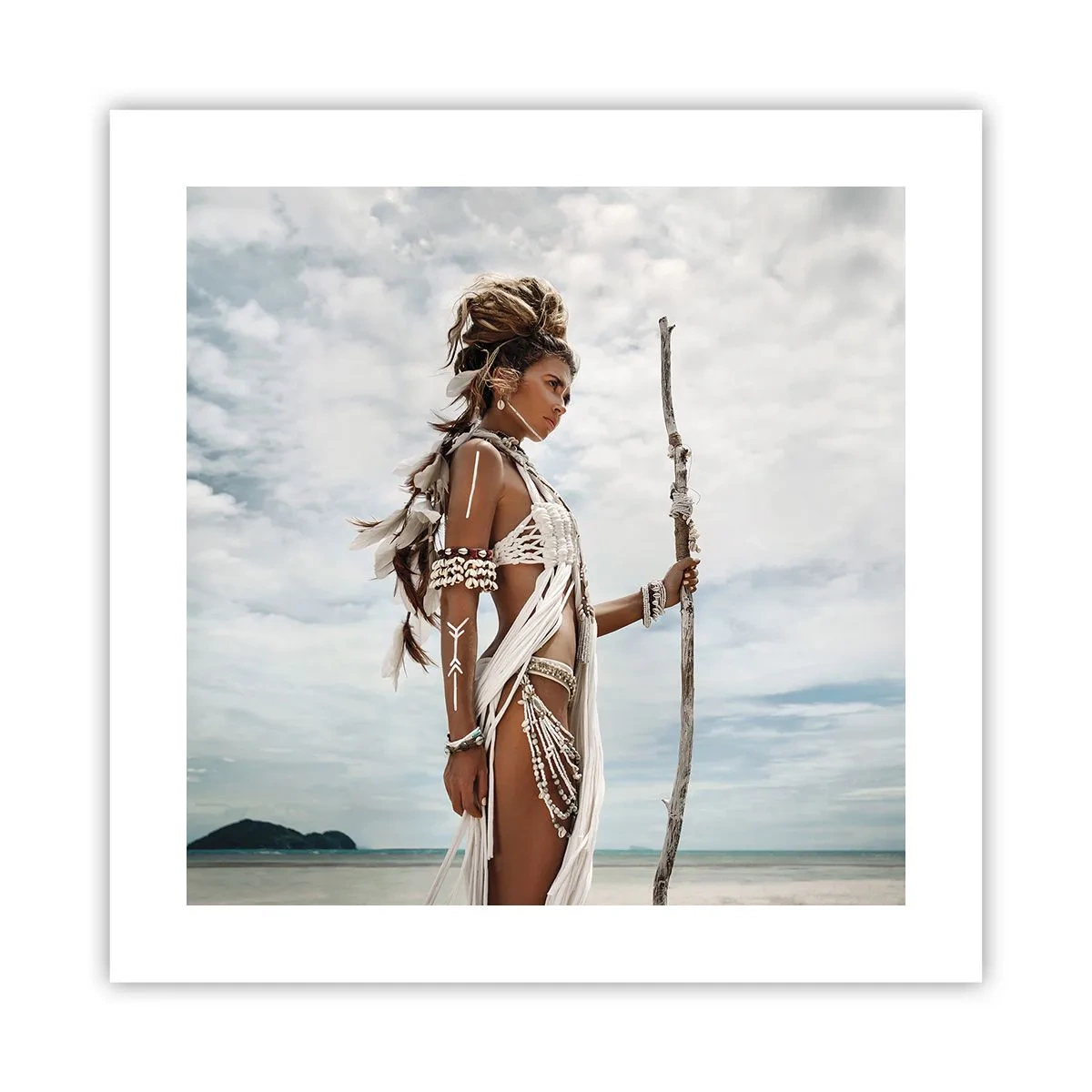 Pôster - Rainha dos trópicos - 40x40 cm