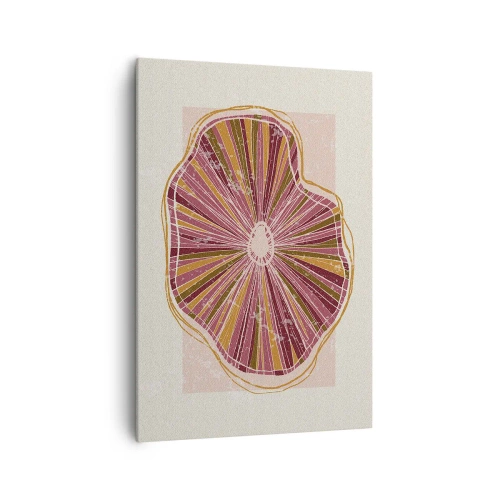 Quadro em tela - Abstração radiante - 70x100 cm