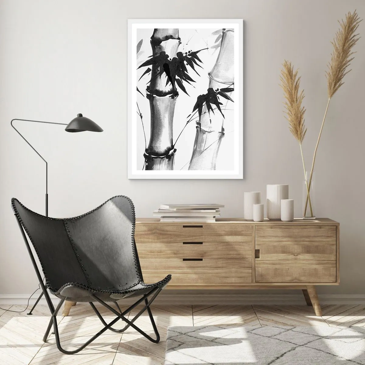 Pôster em moldura branca - Foco no Oriente - 50x70 cm