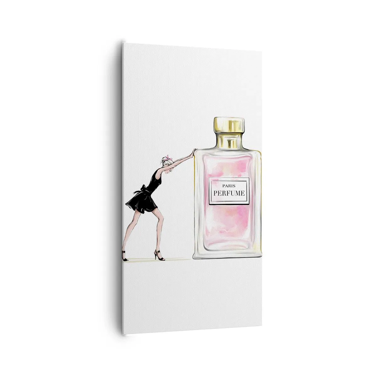 Quadro em tela - A essência da feminilidade - 65x120 cm