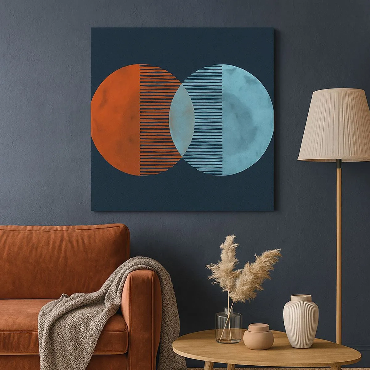 Quadro em tela - Fantasia astronómica - 30x30 cm