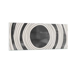 Quadro em vidro - Direito ao ponto - 100x40 cm