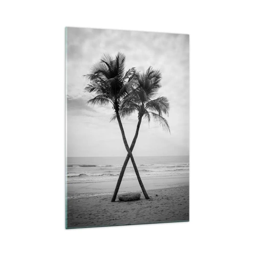 Quadro em vidro - Sentiu a presença - 70x100 cm