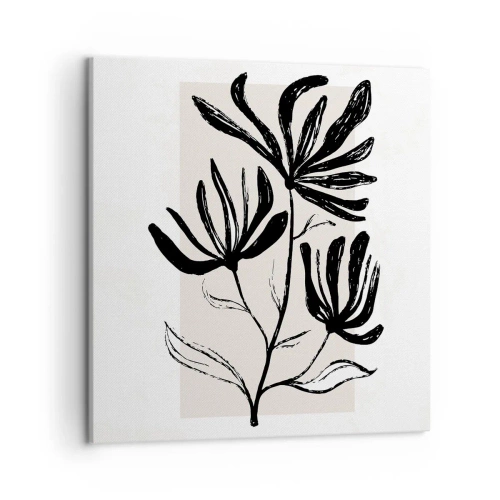 Quadro em tela - Esboço para o herbário - 50x50 cm