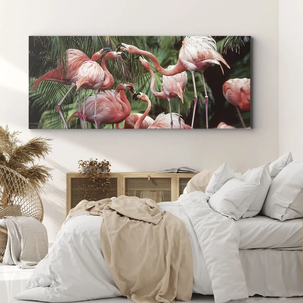 Quadro em tela - Fofocas da tarde - 100x40 cm