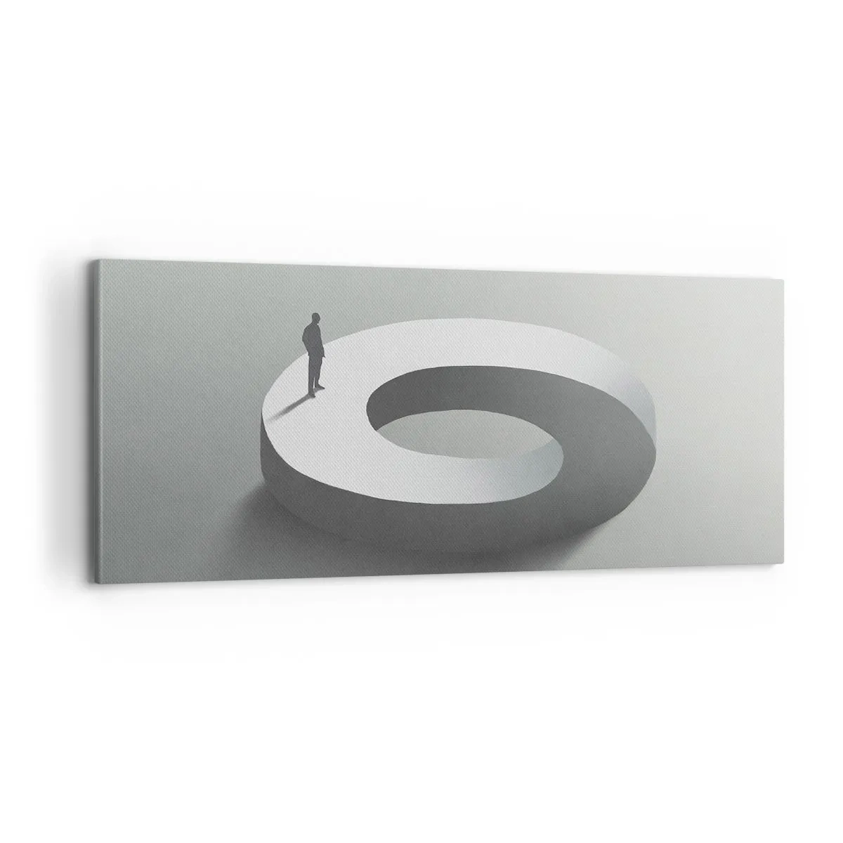 Quadro em tela - Seja inteligente - 100x40 cm