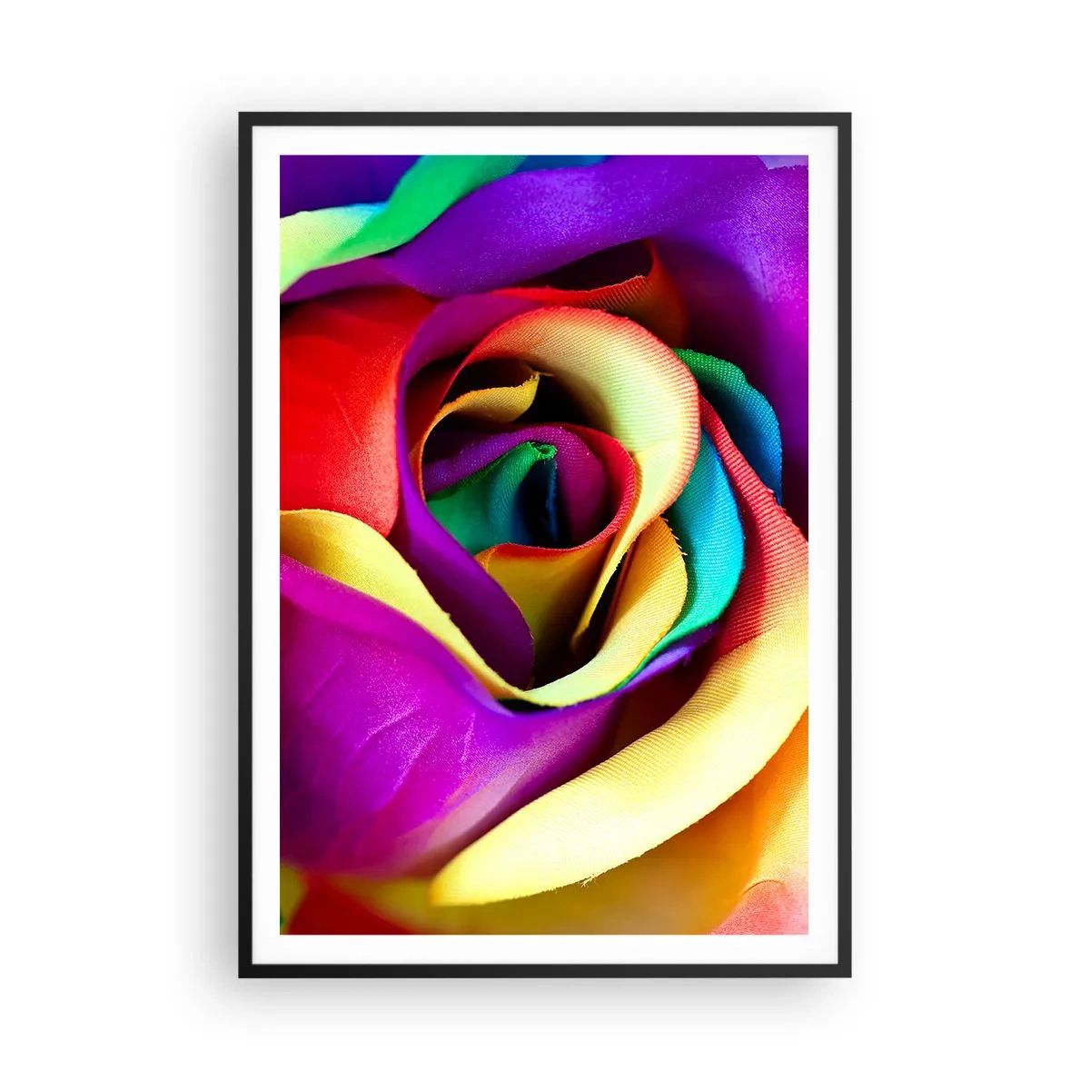 Pôster com moldura preta - É impossível - 70x100 cm