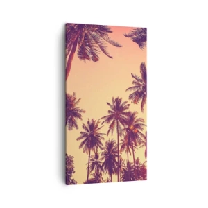 Quadro em tela - Variação tropical - 45x80 cm