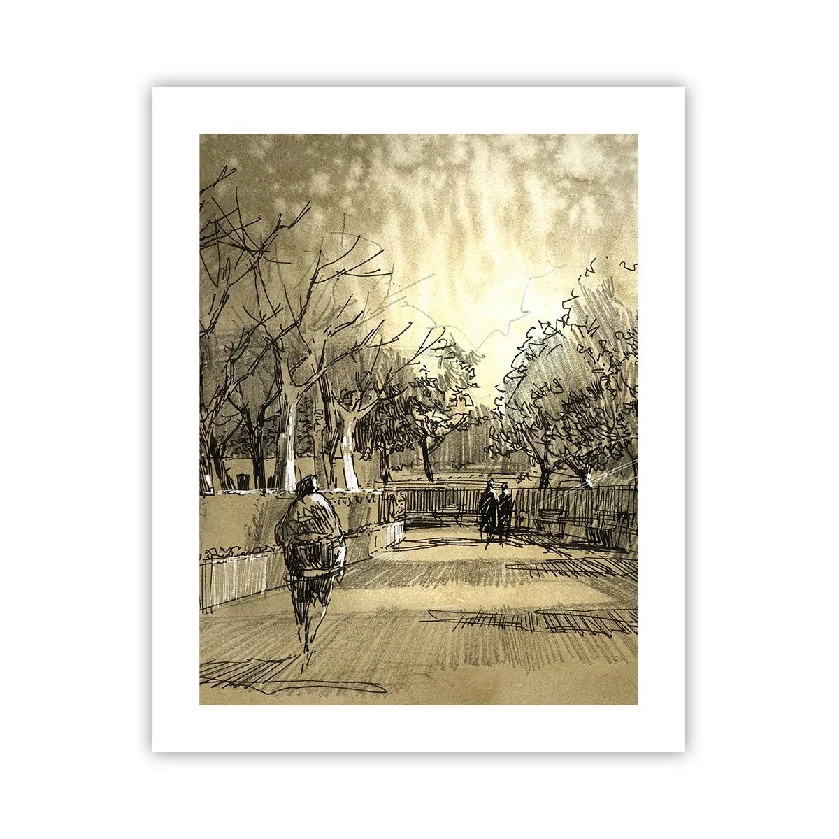 Pôster - Um momento capturado por uma pena - 40x50 cm