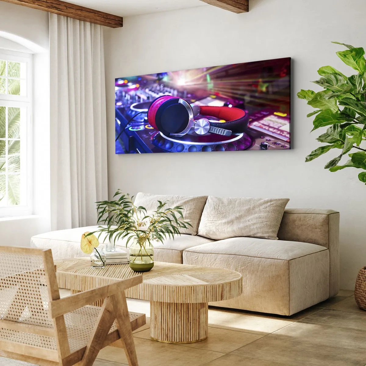 Quadro em tela - Vai ser uma loucura - 100x40 cm