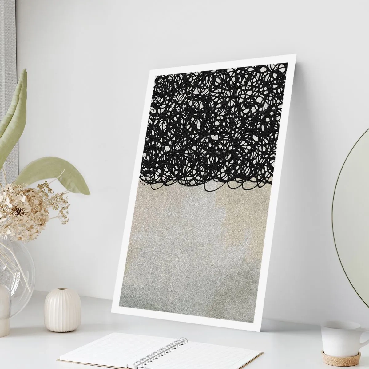 Pôster - Abstração turbulenta - 30x40 cm