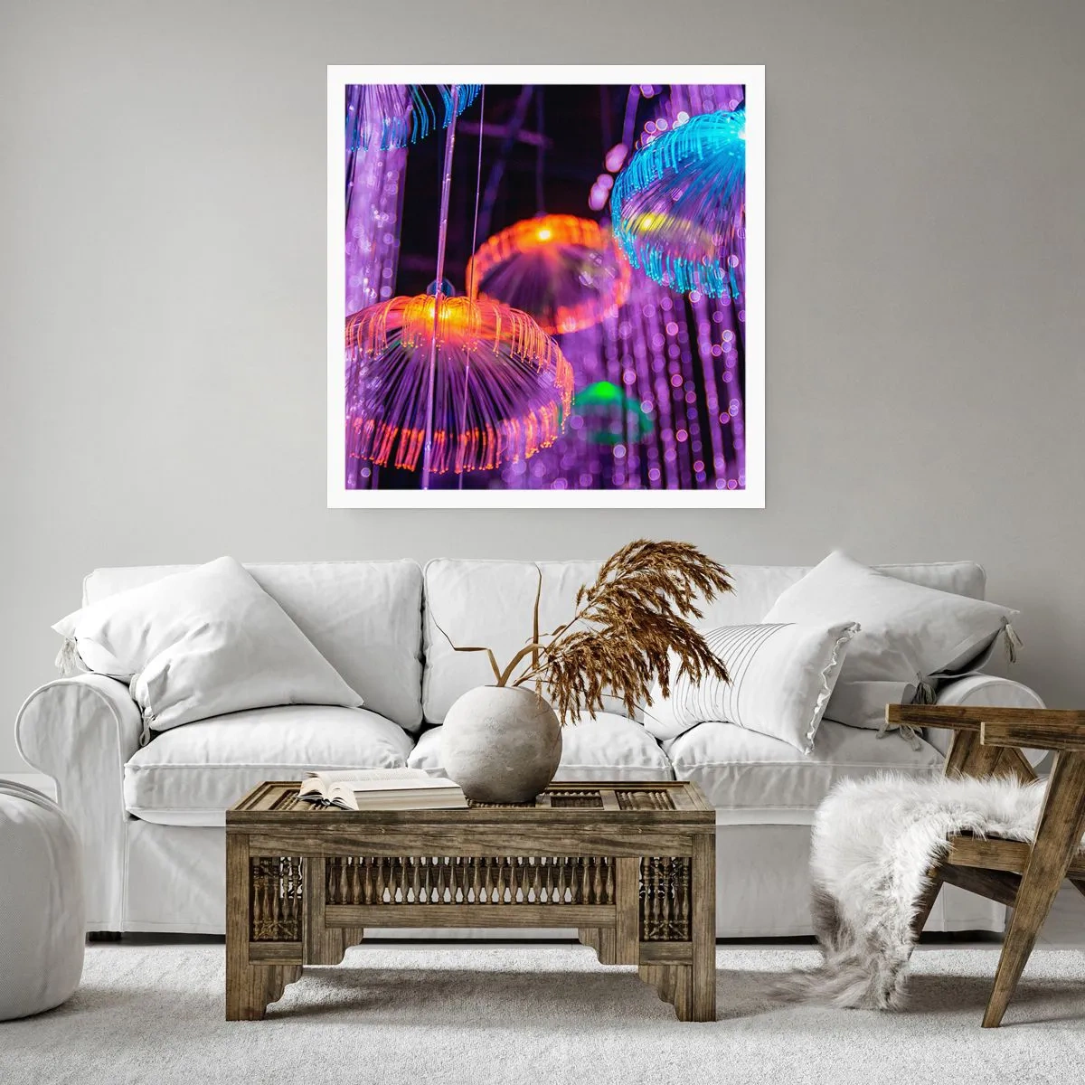 Pôster - Fonte de luz - 50x50 cm
