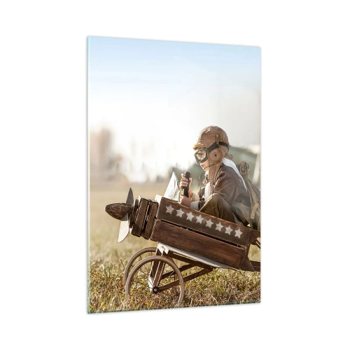 Quadro em vidro - O início rumo a um sonho - 50x70 cm