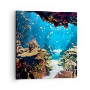 Quadro em tela - Mais belo que um sonho - 70x70 cm