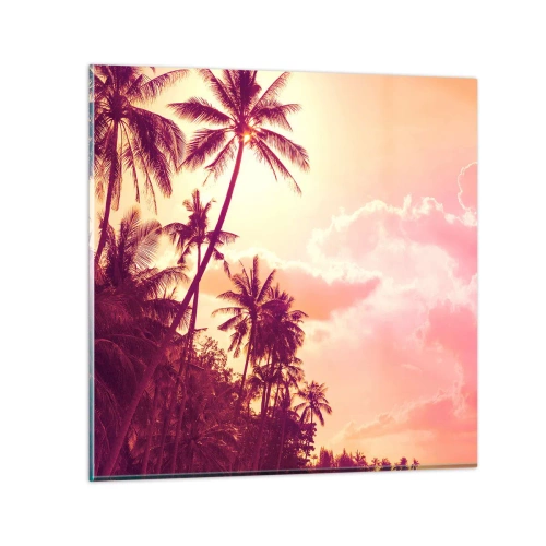 Quadro em vidro - Tem que escolher - 70x70 cm