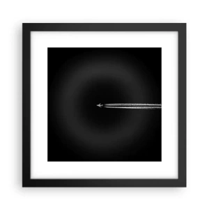 Pôster com moldura preta - Em outra dimensão - 30x30 cm
