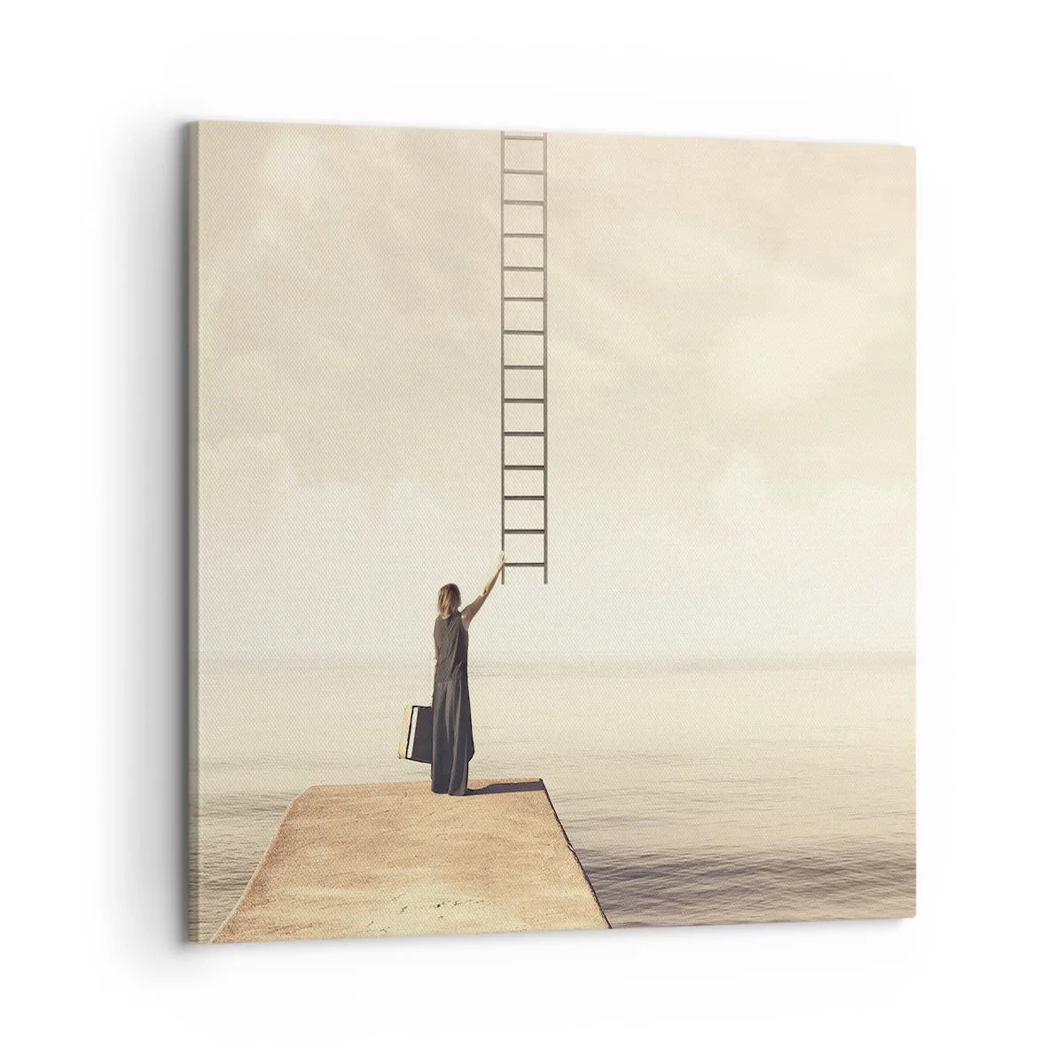 Quadro em tela - Uma viagem mágica - 60x60 cm