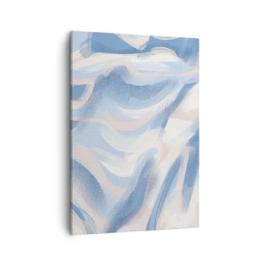 Quadro em tela - Ondas azuis - 50x70 cm