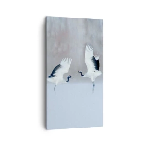 Quadro em tela - Dança no nevoeiro - 45x80 cm