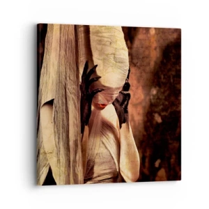 Quadro em tela - Entre o bem e o mal - 30x30 cm