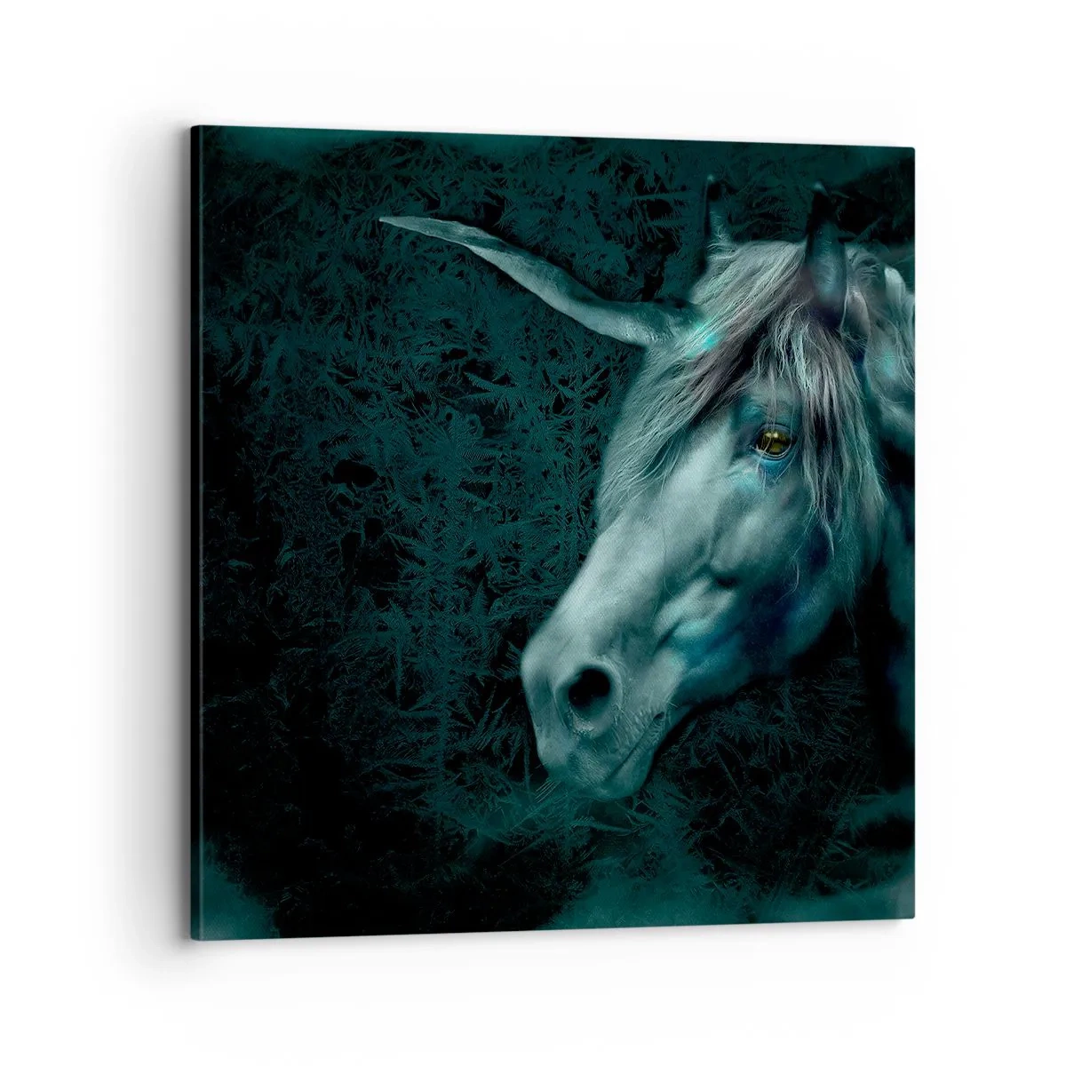 Quadro em tela - Na floresta de conto de fadas - 70x70 cm