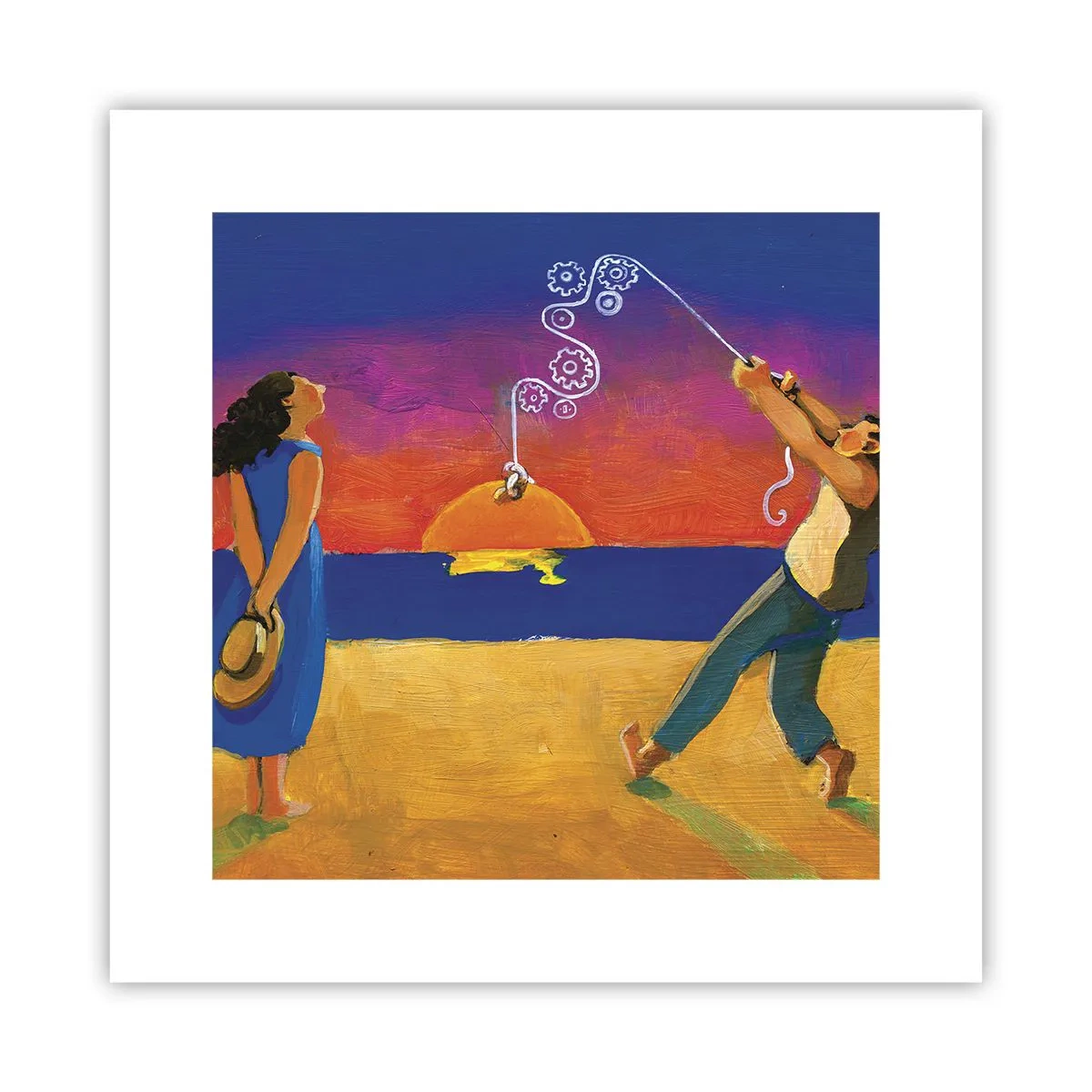 Pôster - Mais do que uma estrela do céu - 30x30 cm