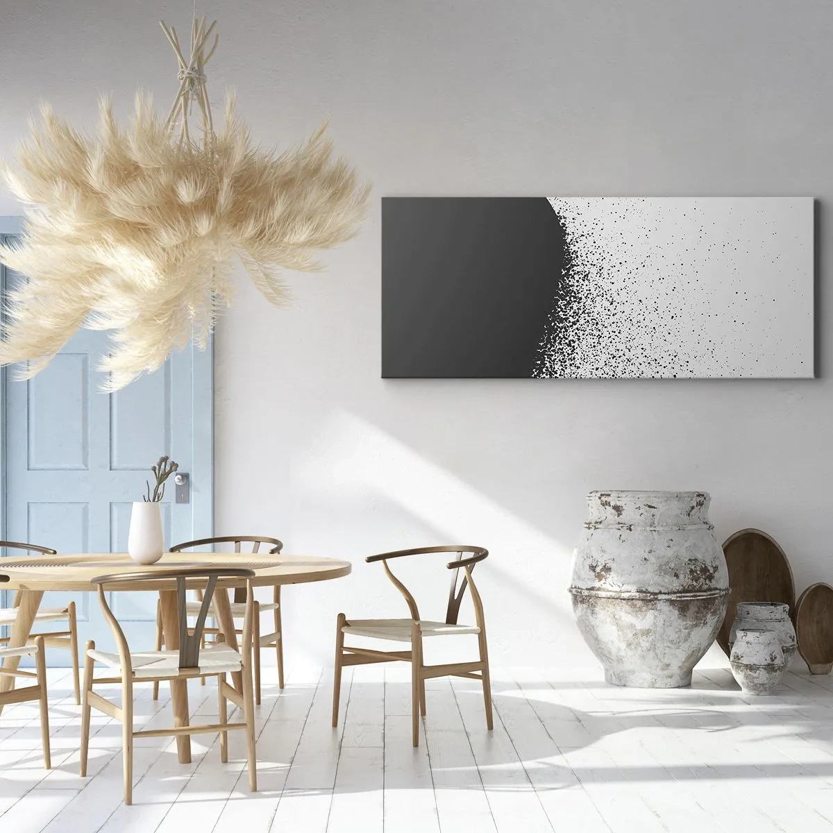 Quadro em tela - Movimento das moléculas - 100x40 cm