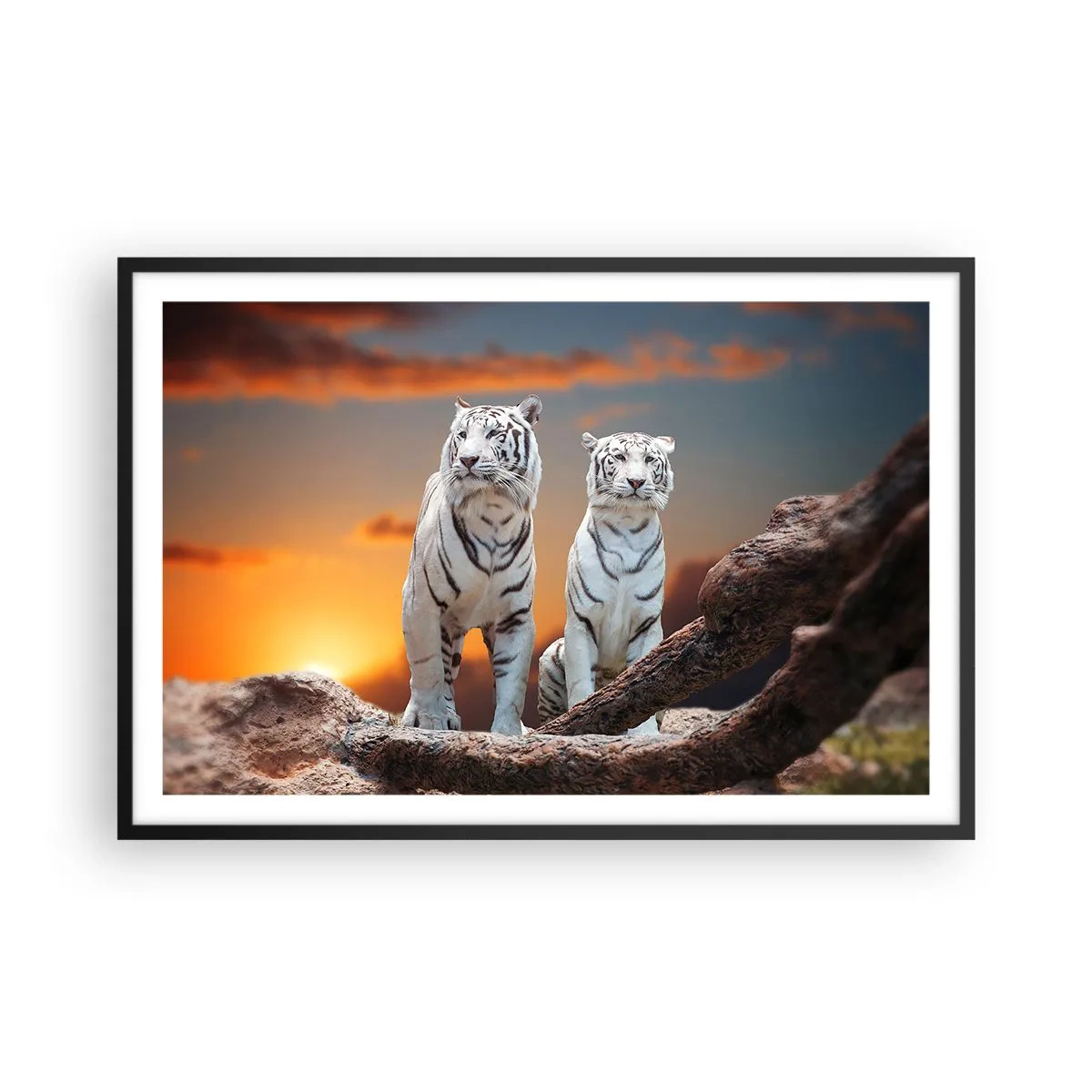 Pôster com moldura preta - Tal como em Nárnia - 91x61 cm