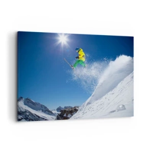 Quadro em tela - Dançando com as montanhas - 100x70 cm