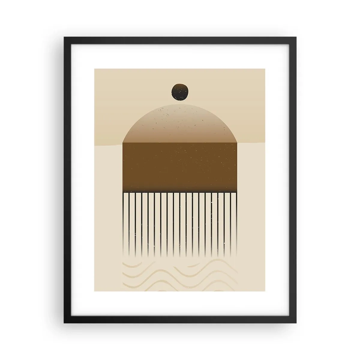 Pôster com moldura preta - Diferentes estados - 40x50 cm