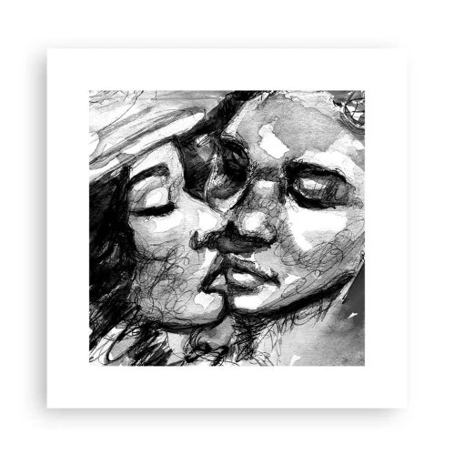 Pôster - Um momento de ternura - 30x30 cm