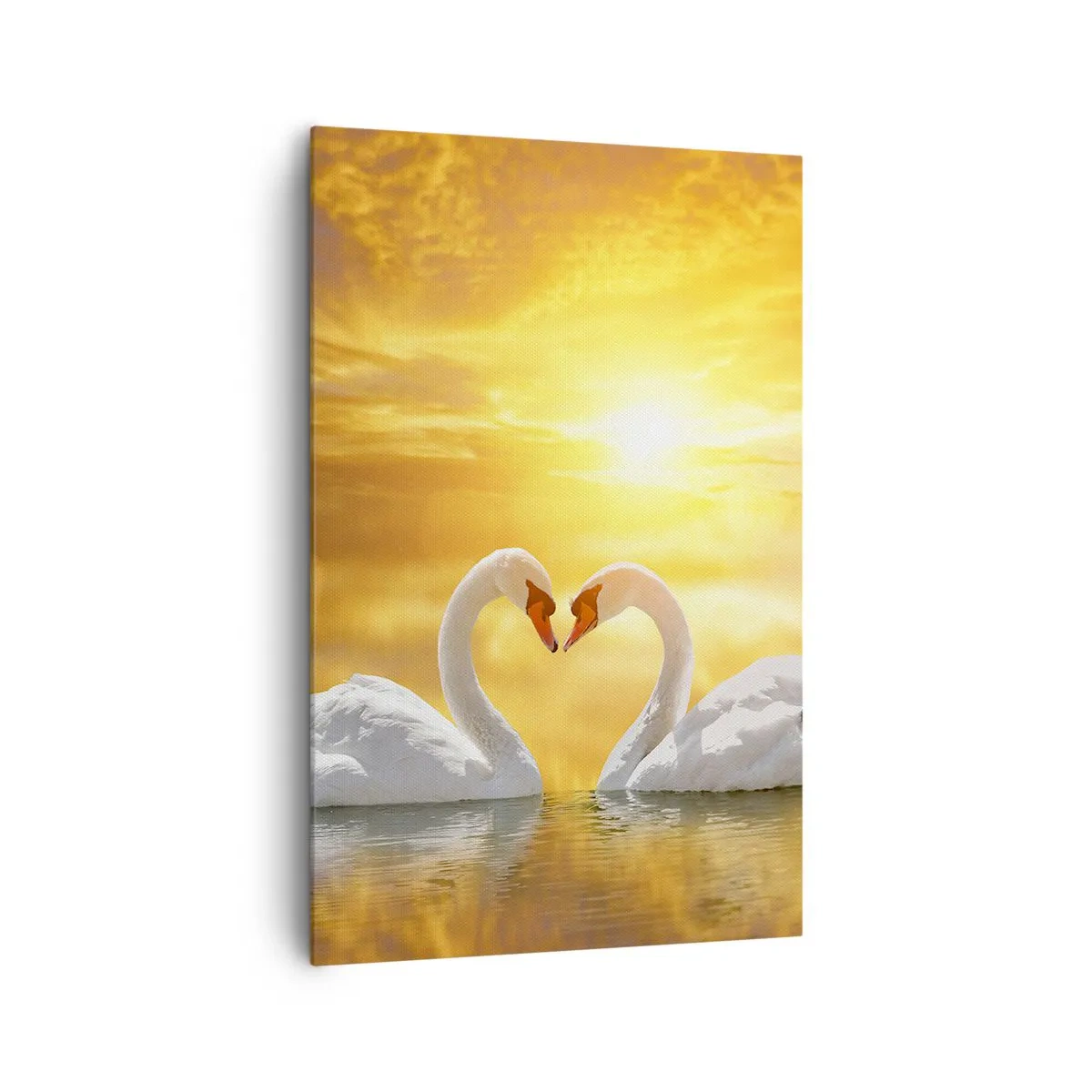 Quadro em tela - Coração é a palavra mais bonita do mundo... - 80x120 cm