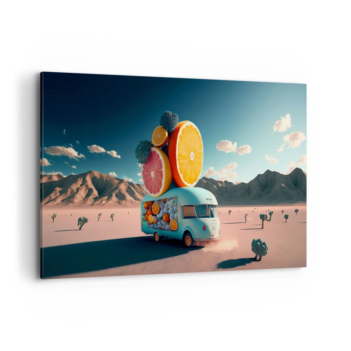 Quadro em tela - O sabor das férias - 100x70 cm