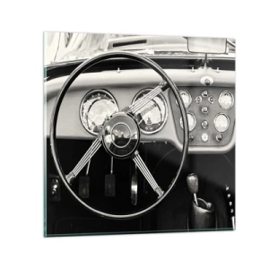 Quadro em vidro - Um sonho de colecionador - 50x50 cm