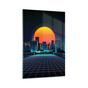 Quadro em vidro - Ainda quer ir para o mundo real? - 80x120 cm