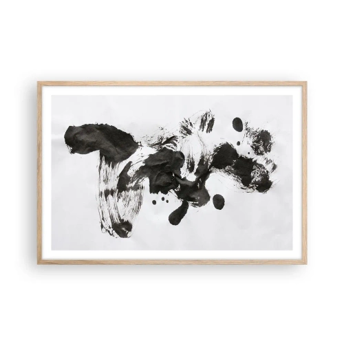 Pôster com moldura de carvalho claro - Existe um método para a loucura? - 91x61 cm