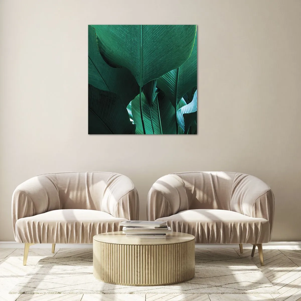 Quadro em vidro - De frente para a luz - 70x70 cm