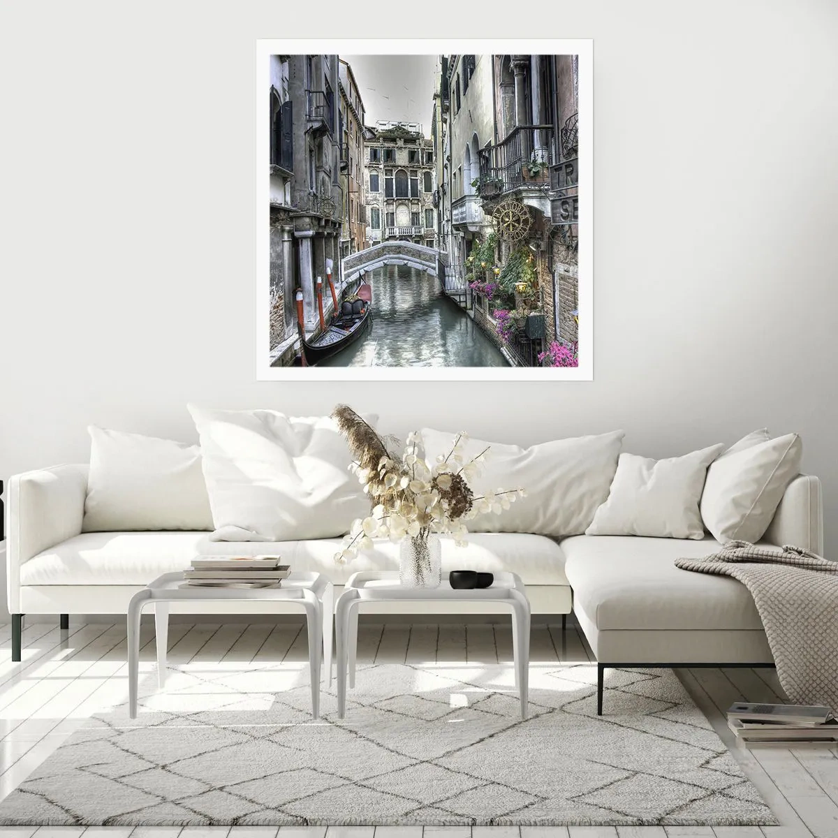 Pôster - Há séculos em devaneio silencioso - 30x30 cm