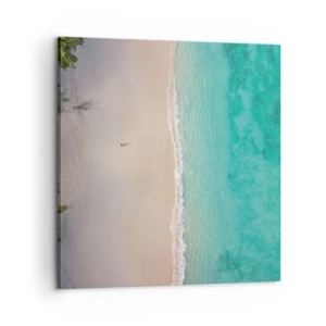 Quadro em tela - Praia do paraíso - 60x60 cm