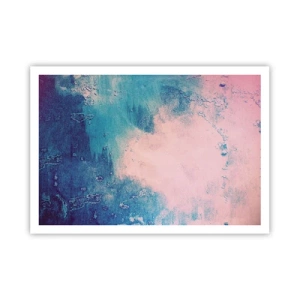 Pôster - Abraço azul - 100x70 cm