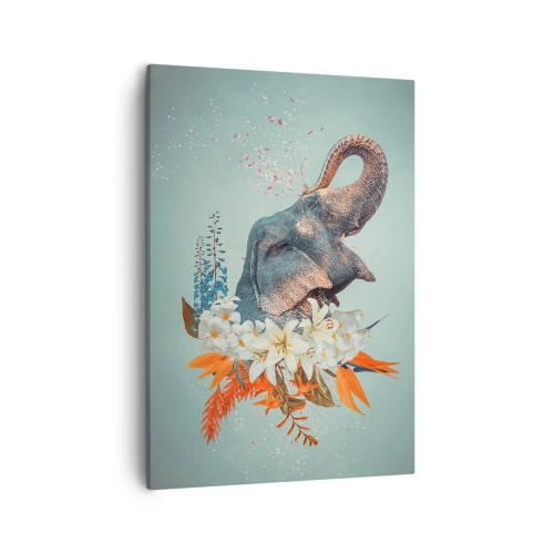 Quadro em tela - Um rugido de alegria - 50x70 cm