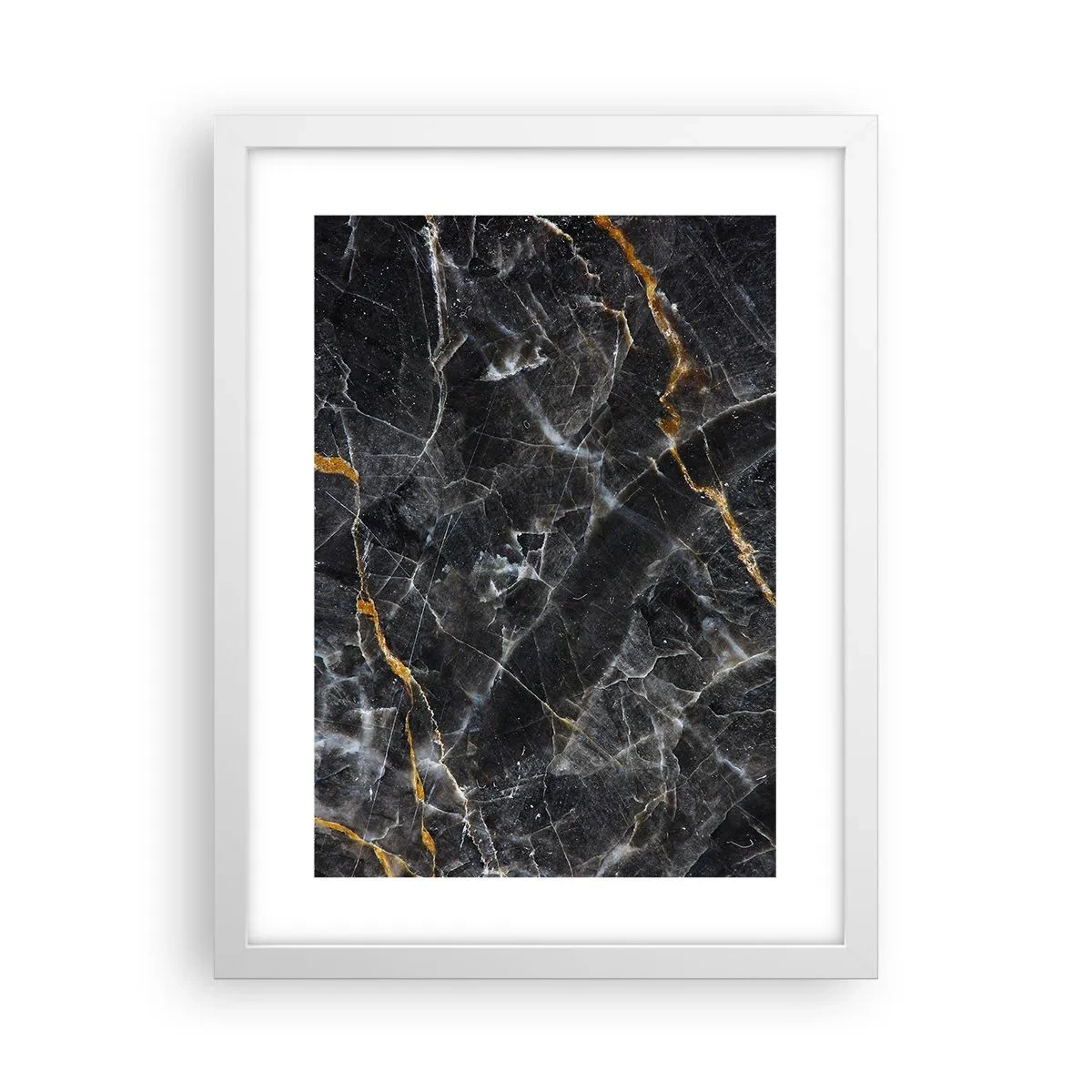 Pôster em moldura branca - A vida interior da pedra - 30x40 cm