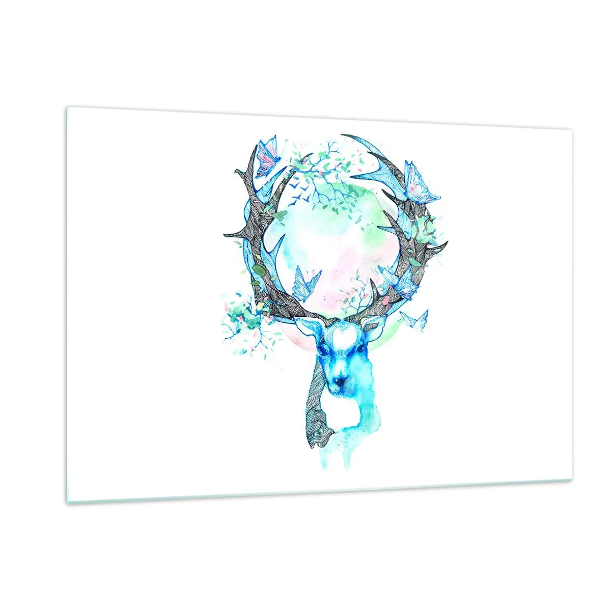 Quadro em vidro - A força e a delicadeza da natureza - 120x80 cm