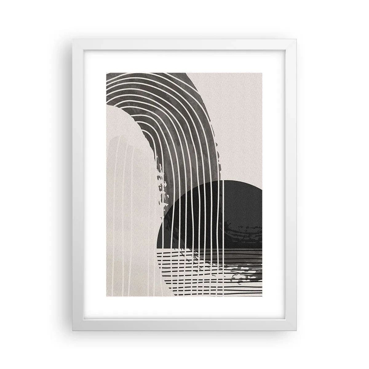 Pôster em moldura branca - Ida e volta - 30x40 cm