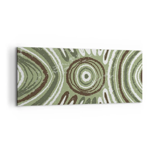 Quadro em tela - Uma explosão de emoções - 100x40 cm